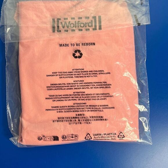 NWT Wolford Aurora Pure Shirt Brandied Apricot Pink M - Picture 10 of 11